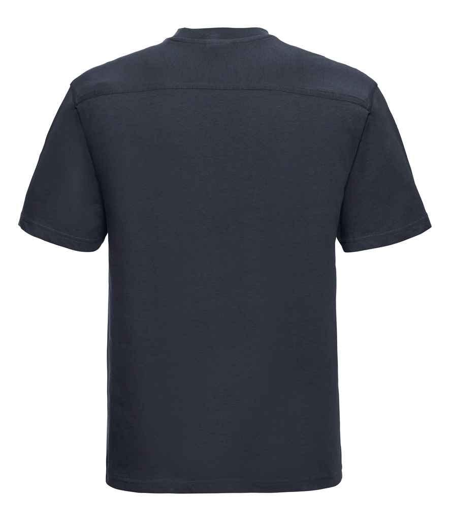 Russell Heavyweight T-Shirt | French Navy T-Shirt Russell style-010m Schoolwear Centres