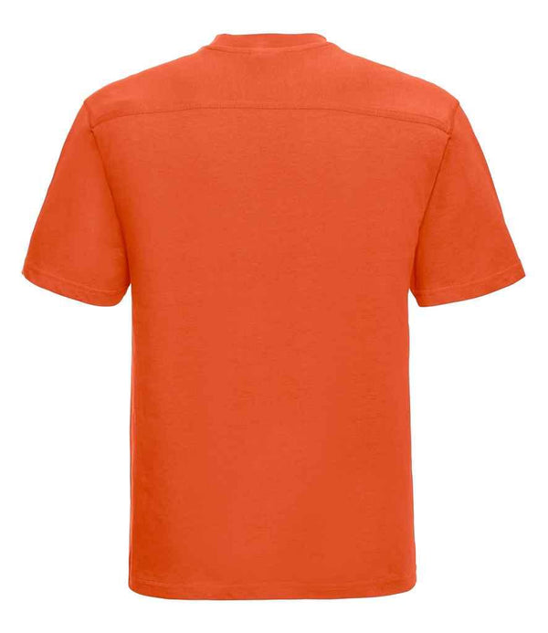 Russell Heavyweight T-Shirt | Orange T-Shirt Russell style-010m Schoolwear Centres