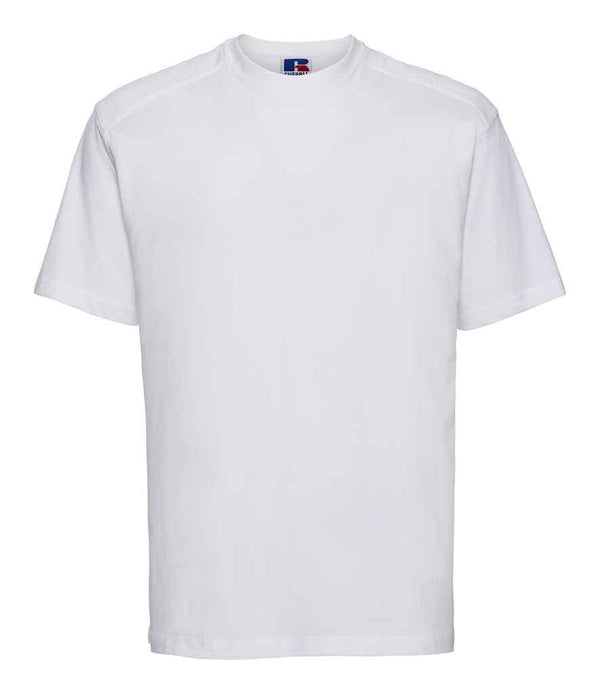 Russell Heavyweight T-Shirt | White T-Shirt Russell style-010m Schoolwear Centres