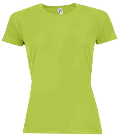 SOL'S Ladies Sporty Performance T-Shirt | Apple Green T-Shirt SOL'S style-01159 Schoolwear Centres
