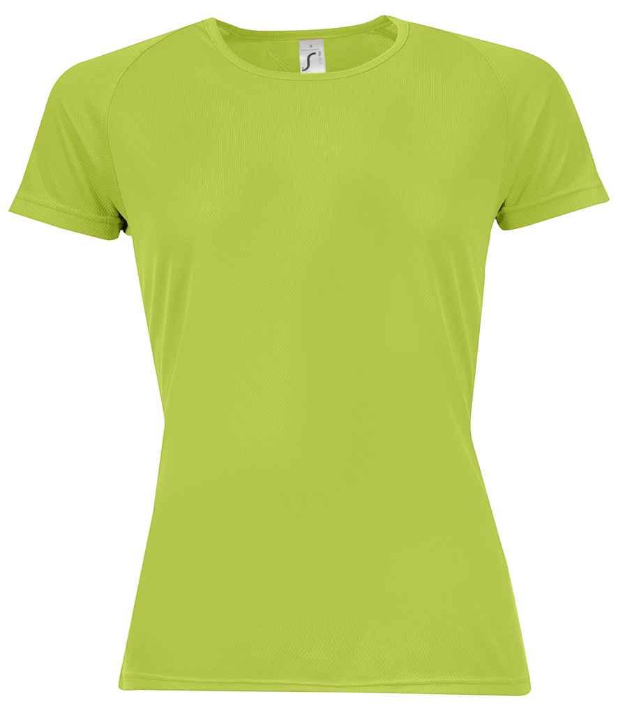 SOL'S Ladies Sporty Performance T-Shirt | Apple Green T-Shirt SOL'S style-01159 Schoolwear Centres