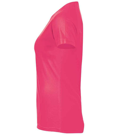 SOL'S Ladies Sporty Performance T-Shirt | Neon Coral T-Shirt SOL'S style-01159 Schoolwear Centres