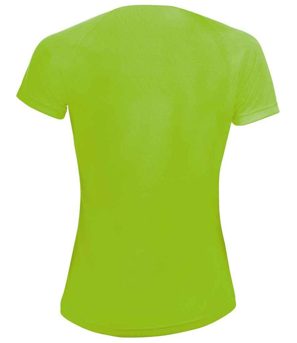 SOL'S Ladies Sporty Performance T-Shirt | Neon Green T-Shirt SOL'S style-01159 Schoolwear Centres
