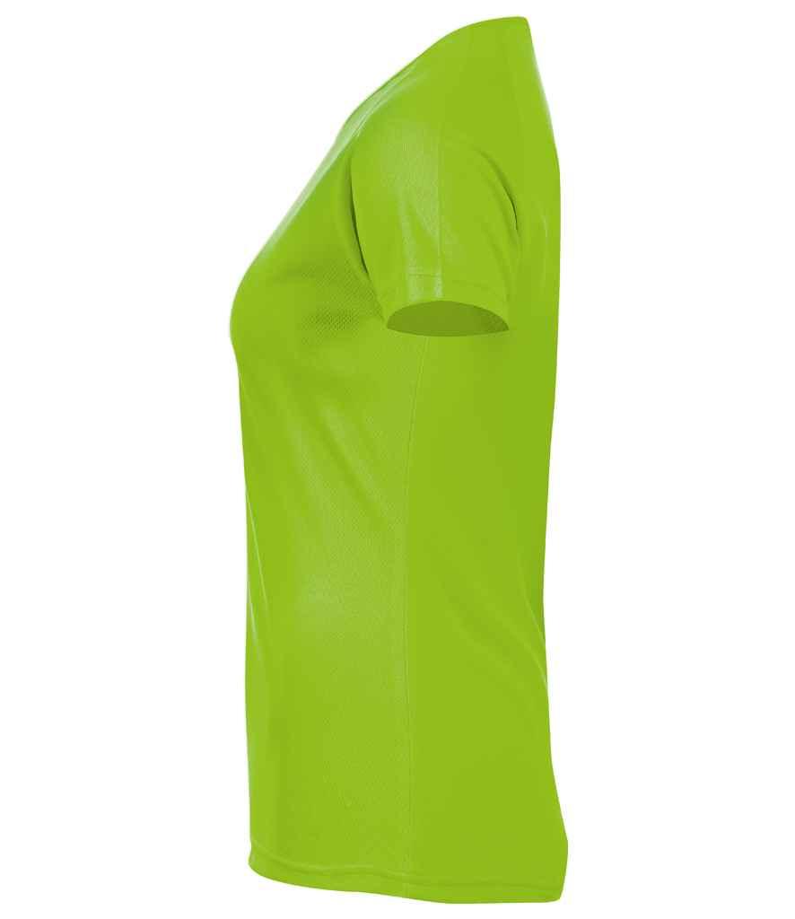 SOL'S Ladies Sporty Performance T-Shirt | Neon Green T-Shirt SOL'S style-01159 Schoolwear Centres