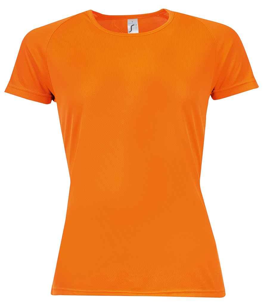 SOL'S Ladies Sporty Performance T-Shirt | Neon Orange T-Shirt SOL'S style-01159 Schoolwear Centres