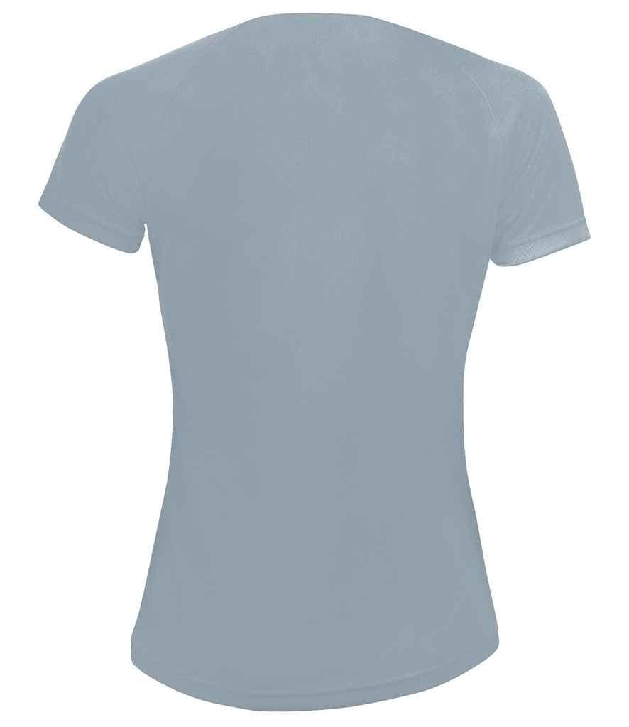 SOL'S Ladies Sporty Performance T-Shirt | Pure Grey T-Shirt SOL'S style-01159 Schoolwear Centres