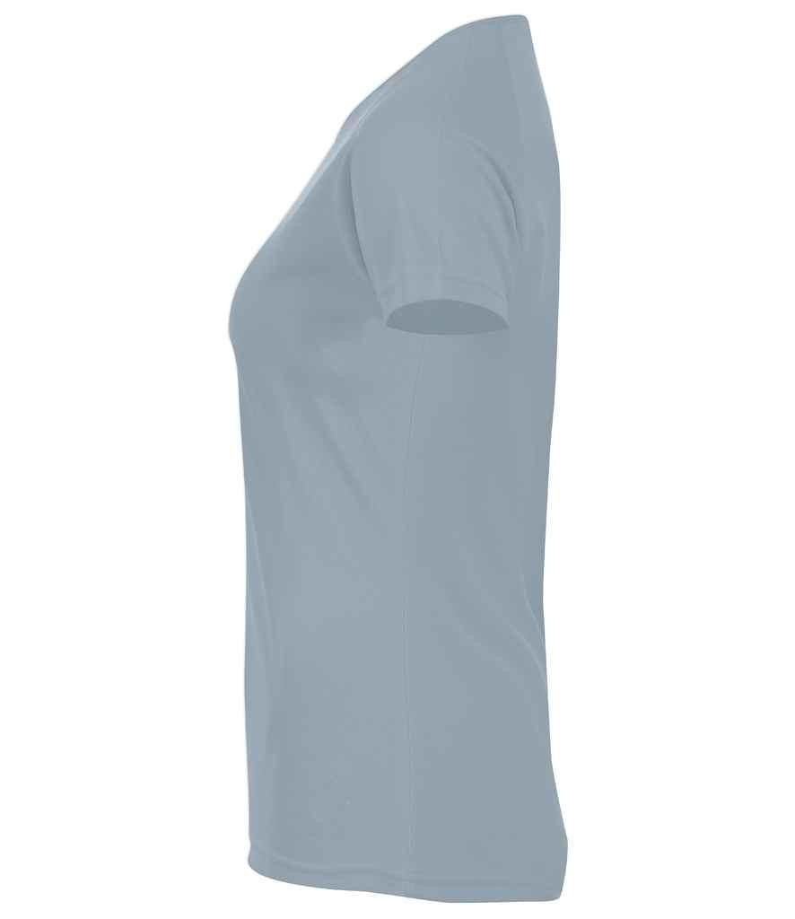 SOL'S Ladies Sporty Performance T-Shirt | Pure Grey T-Shirt SOL'S style-01159 Schoolwear Centres