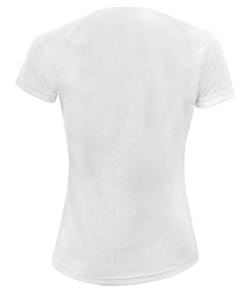SOL'S Ladies Sporty Performance T-Shirt | White T-Shirt SOL'S style-01159 Schoolwear Centres