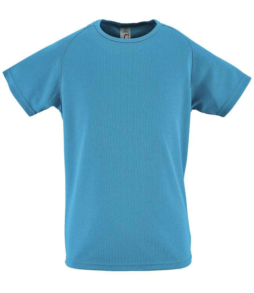 SOL'S Kids Sporty T-Shirt | Aqua T-Shirt SOL'S style-01166 Schoolwear Centres