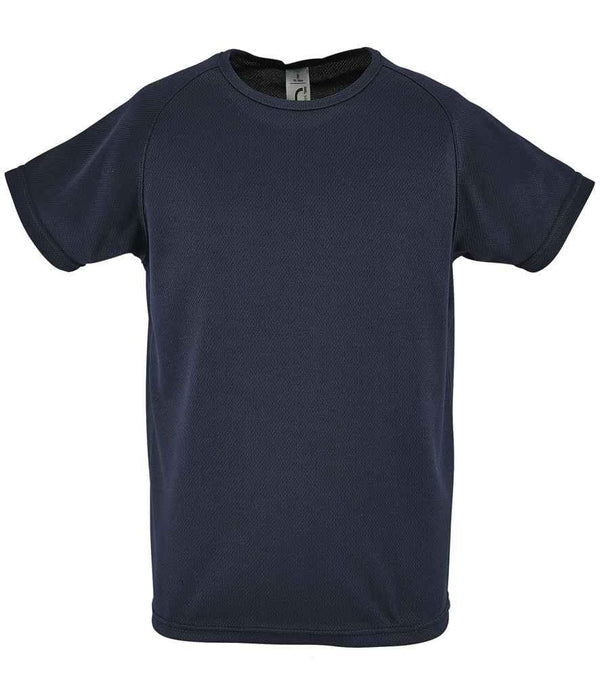 SOL'S Kids Sporty T-Shirt | French Navy T-Shirt SOL'S style-01166 Schoolwear Centres