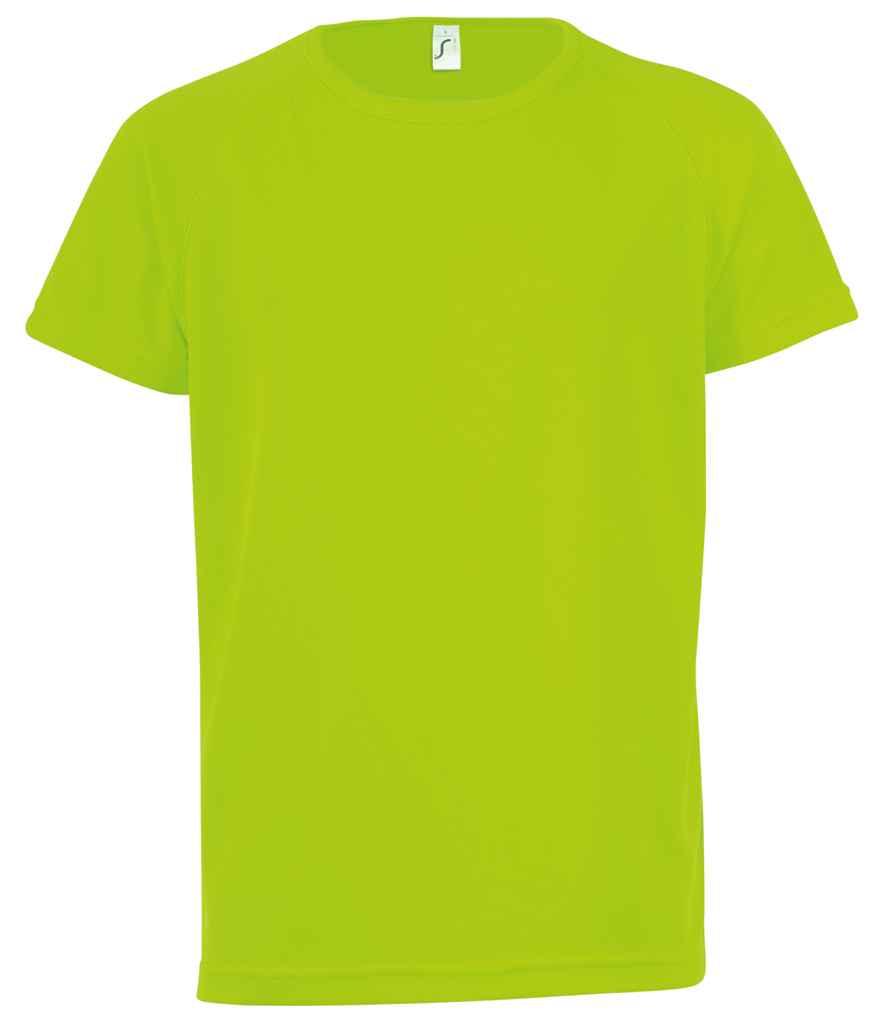 SOL'S Kids Sporty T-Shirt | Neon Green T-Shirt SOL'S style-01166 Schoolwear Centres