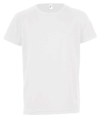 SOL'S Kids Sporty T-Shirt | White T-Shirt SOL'S style-01166 Schoolwear Centres