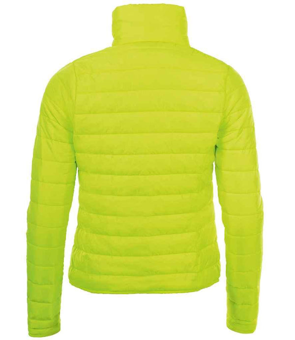 SOL'S Ladies Ride Padded Jacket | Neon Lime Jacket SOL'S style-01170 Schoolwear Centres