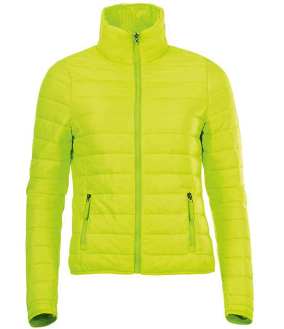 SOL'S Ladies Ride Padded Jacket | Neon Lime Jacket SOL'S style-01170 Schoolwear Centres