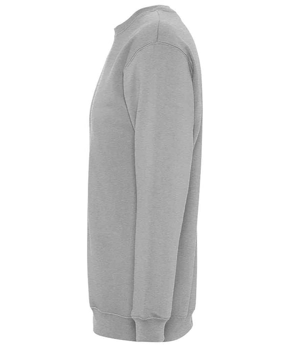 SOL'S Unisex Supreme Sweatshirt | Grey Marl Sweatshirt SOL'S style-01178 Schoolwear Centres