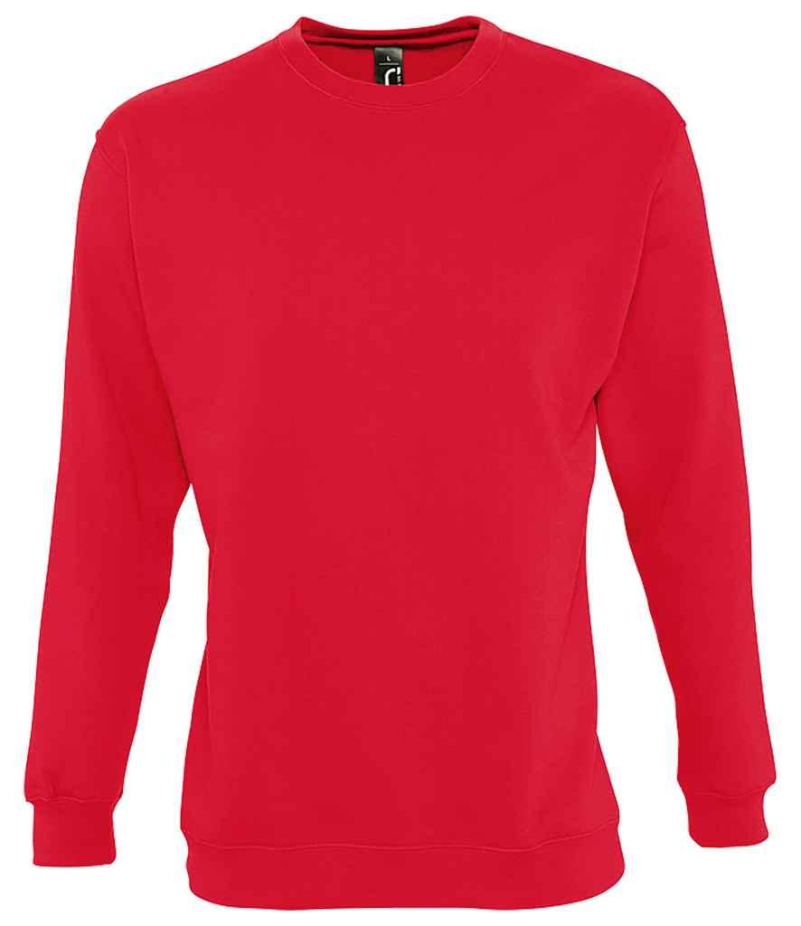 SOL'S Unisex Supreme Sweatshirt | Red Sweatshirt SOL'S style-01178 Schoolwear Centres