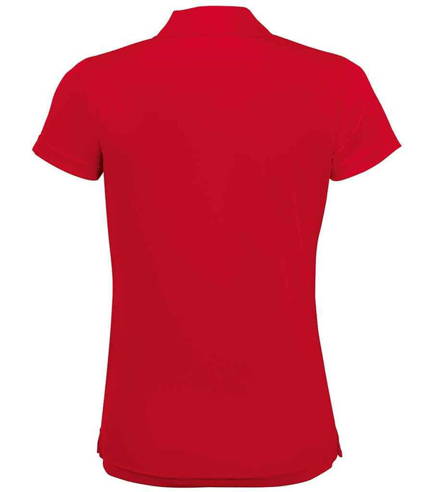 SOL'S Ladies Performer Piqué Polo Shirt | Red Polo SOL'S style-01179 Schoolwear Centres