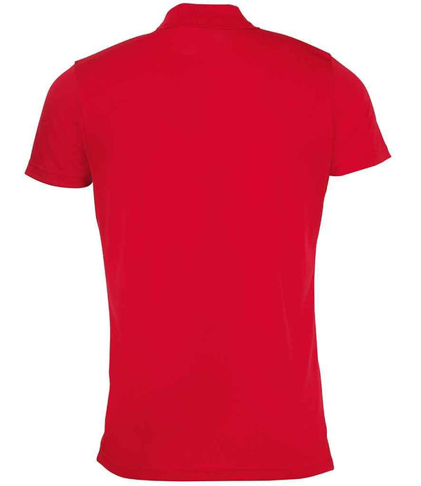 SOL'S Performer Piqué Polo Shirt | Red Polo SOL'S style-01180 Schoolwear Centres