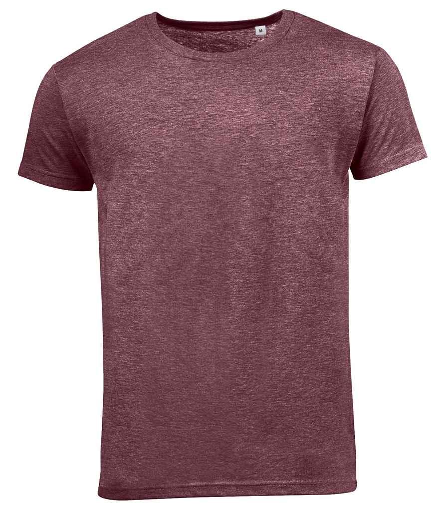 SOL'S Mixed T-Shirt | Heather Burgundy T-Shirt SOL'S style-01182 Schoolwear Centres