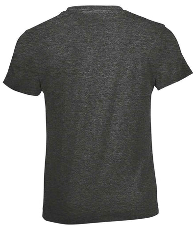 SOL'S Kids Regent Fit T-Shirt | Charcoal Marl T-Shirt SOL'S style-01183 Schoolwear Centres