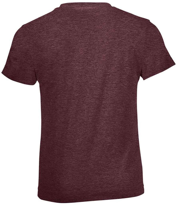 SOL'S Kids Regent Fit T-Shirt | Heather Oxblood T-Shirt SOL'S style-01183 Schoolwear Centres