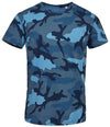 SOL'S Camo T-Shirt | Blue Camo T-Shirt SOL'S style-01188 Schoolwear Centres
