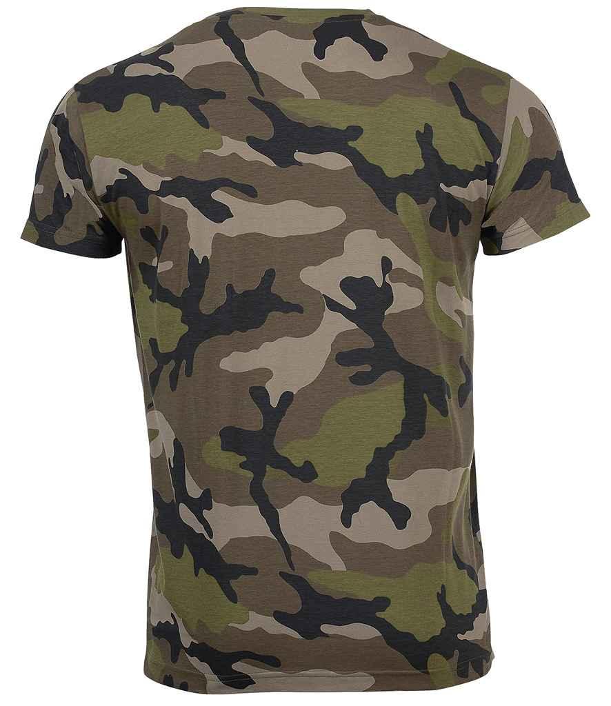 SOL'S Camo T-Shirt | Camouflage T-Shirt SOL'S style-01188 Schoolwear Centres