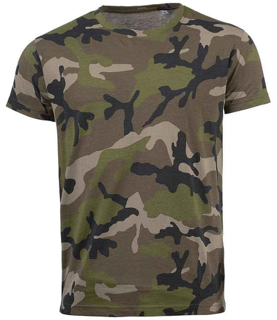 SOL'S Camo T-Shirt | Camouflage T-Shirt SOL'S style-01188 Schoolwear Centres