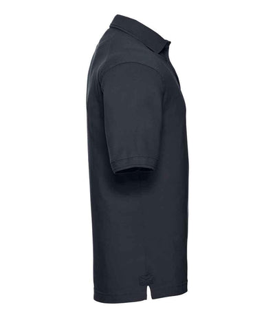 Russell Heavy Duty Piqué Polo Shirt | French Navy Polo Russell style-011m Schoolwear Centres