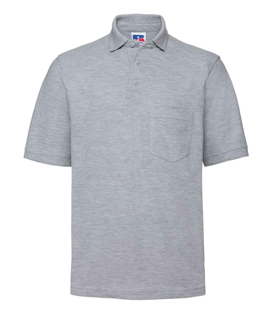 Russell Heavy Duty Piqué Polo Shirt | Light Oxford Polo Russell style-011m Schoolwear Centres