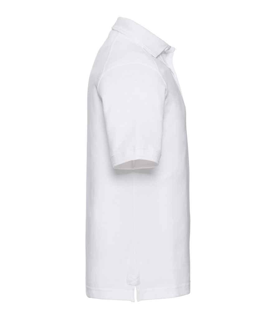 Russell Heavy Duty Piqué Polo Shirt | White Polo Russell style-011m Schoolwear Centres