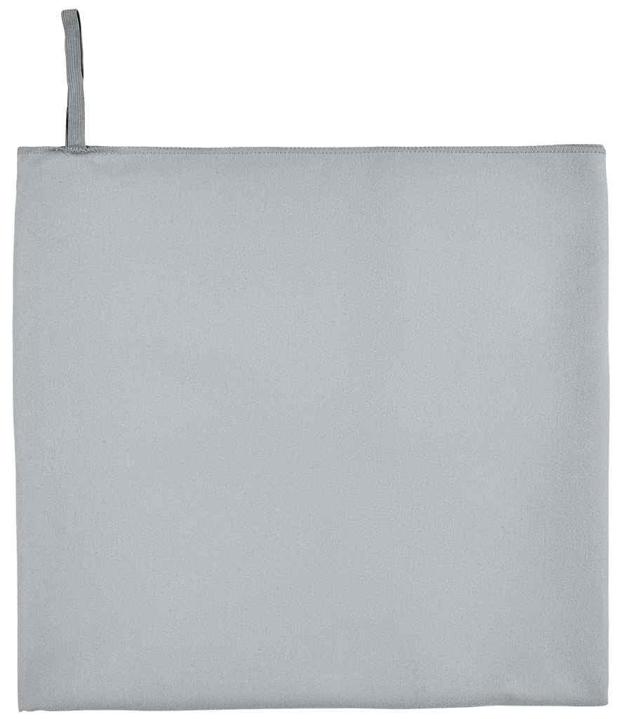 SOL'S Atoll 50 Microfibre Hand Towel | Pure Grey Towel SOL'S style-01209 Schoolwear Centres