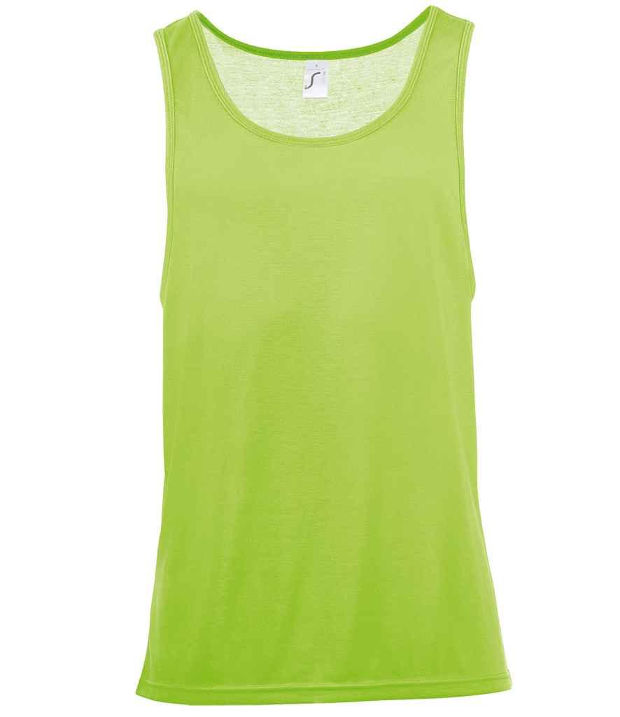SOL'S Unisex Jamaica Tank Top | Neon Green T-Shirt SOL'S style-01223 Schoolwear Centres