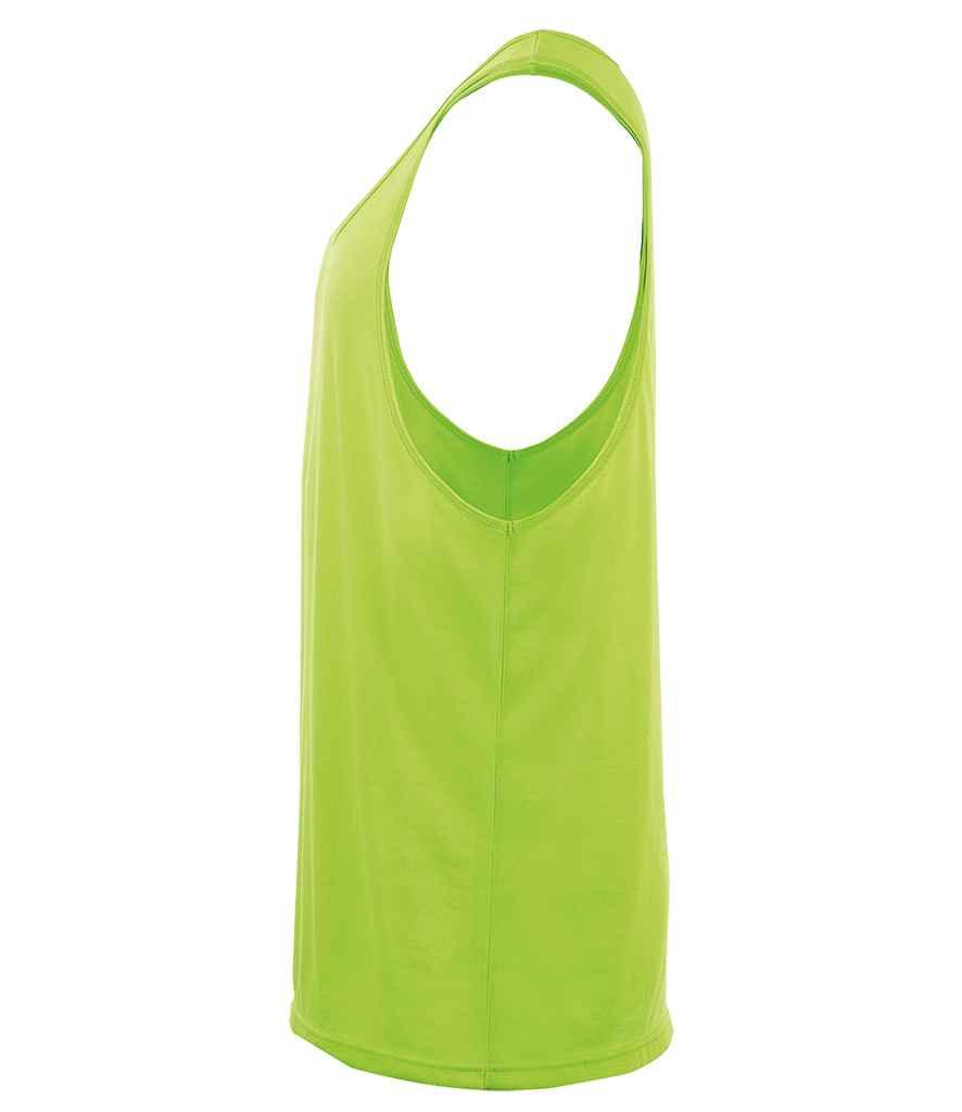 SOL'S Unisex Jamaica Tank Top | Neon Green T-Shirt SOL'S style-01223 Schoolwear Centres