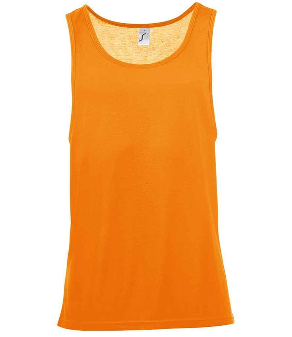 SOL'S Unisex Jamaica Tank Top | Neon Orange T-Shirt SOL'S style-01223 Schoolwear Centres