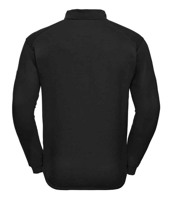 Russell Heavy Duty Collar Sweatshirt | Black Sweatshirt Russell style-012m Schoolwear Centres