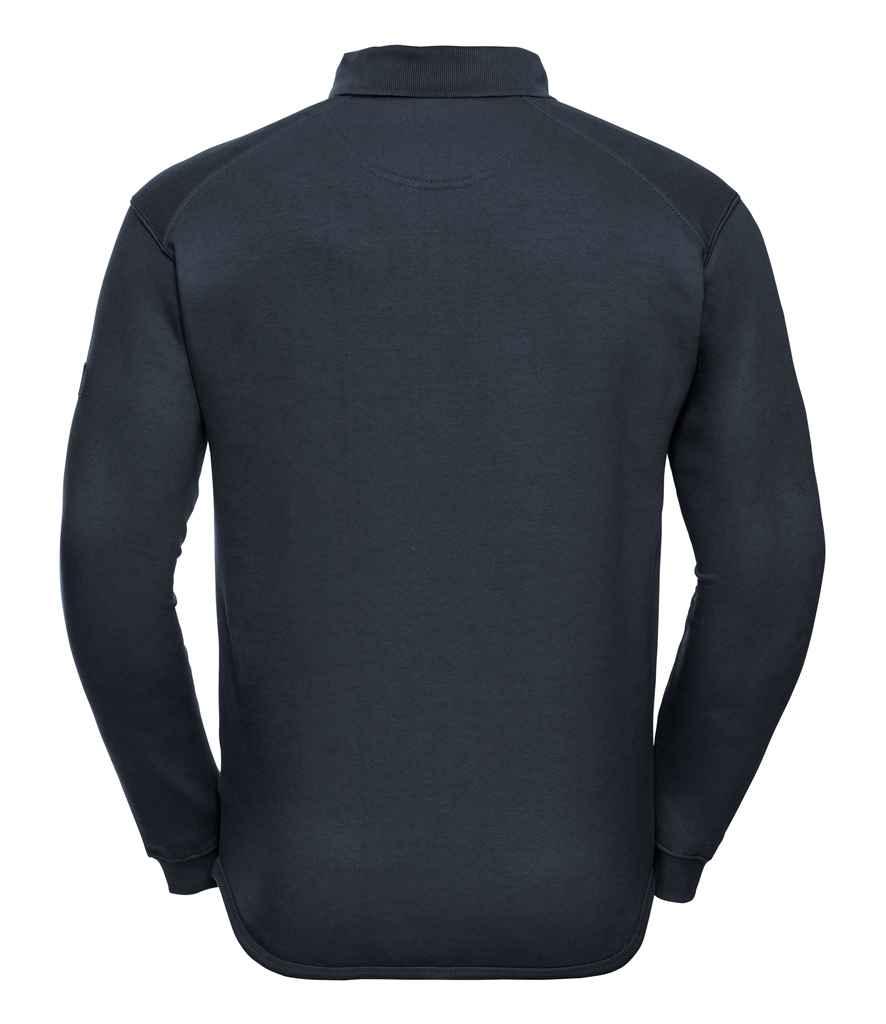 Russell Heavy Duty Collar Sweatshirt | French Navy Sweatshirt Russell style-012m Schoolwear Centres