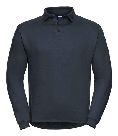 Russell Heavy Duty Collar Sweatshirt | French Navy Sweatshirt Russell style-012m Schoolwear Centres
