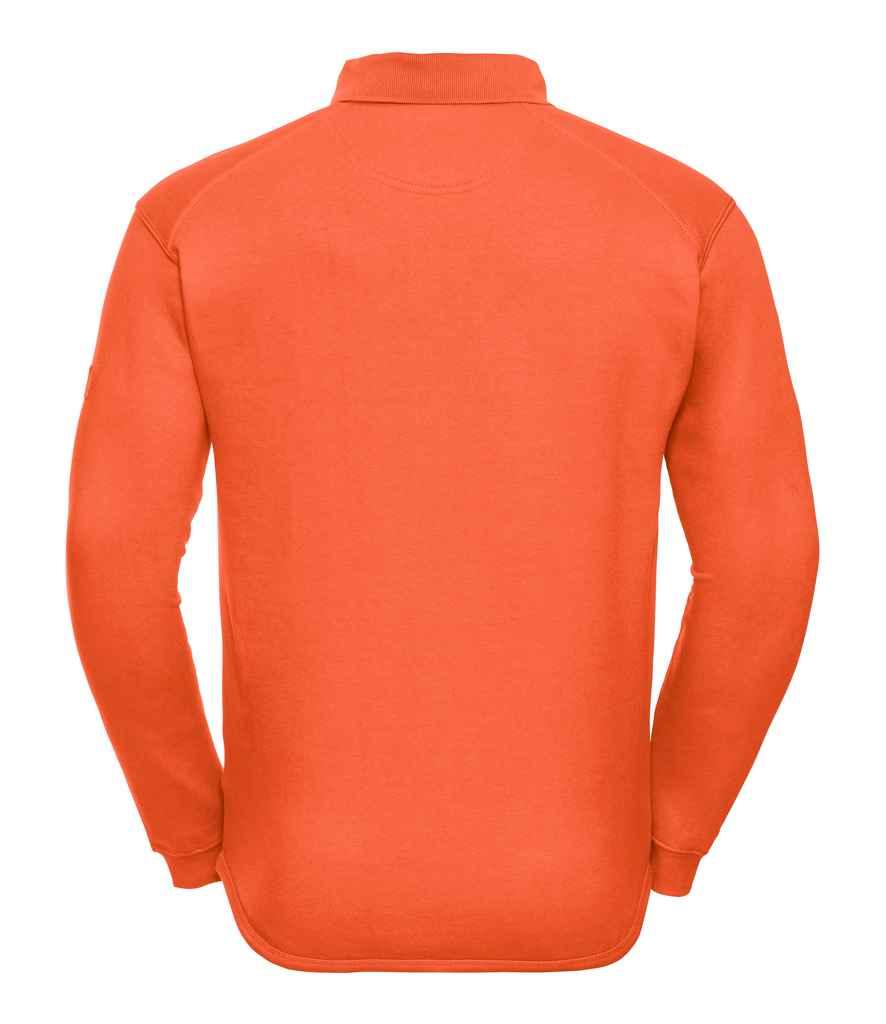 Russell Heavy Duty Collar Sweatshirt | Orange Sweatshirt Russell style-012m Schoolwear Centres