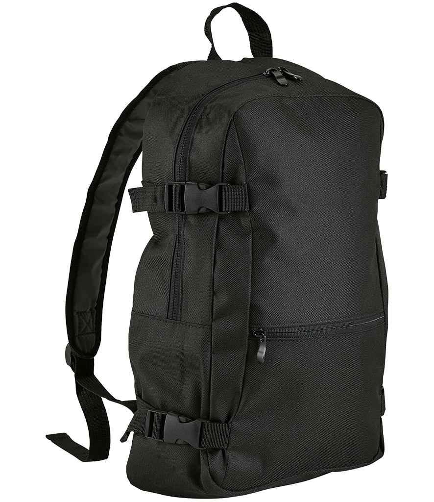 SOL'S Wall Street Backpack | Black Bag SOL'S style-01394 Schoolwear Centres