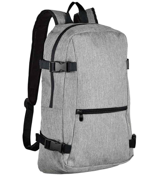 SOL'S Wall Street Backpack | Grey Marl Bag SOL'S style-01394 Schoolwear Centres