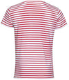 SOL'S Miles Striped T-Shirt | White/Red T-Shirt SOL'S style-01398 Schoolwear Centres