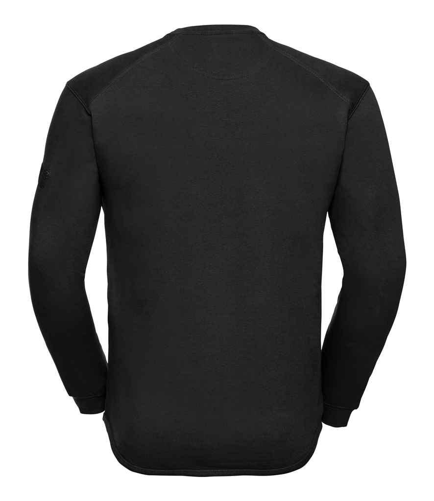 Russell Heavyweight Sweatshirt | Black Sweatshirt Russell style-013m Schoolwear Centres
