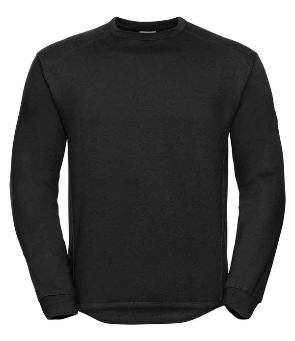 Russell Heavyweight Sweatshirt | Black Sweatshirt Russell style-013m Schoolwear Centres