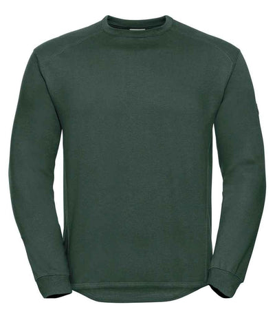 Russell Heavyweight Sweatshirt | Bottle Green Sweatshirt Russell style-013m Schoolwear Centres