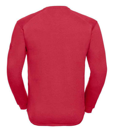 Russell Heavyweight Sweatshirt | Classic Red Sweatshirt Russell style-013m Schoolwear Centres