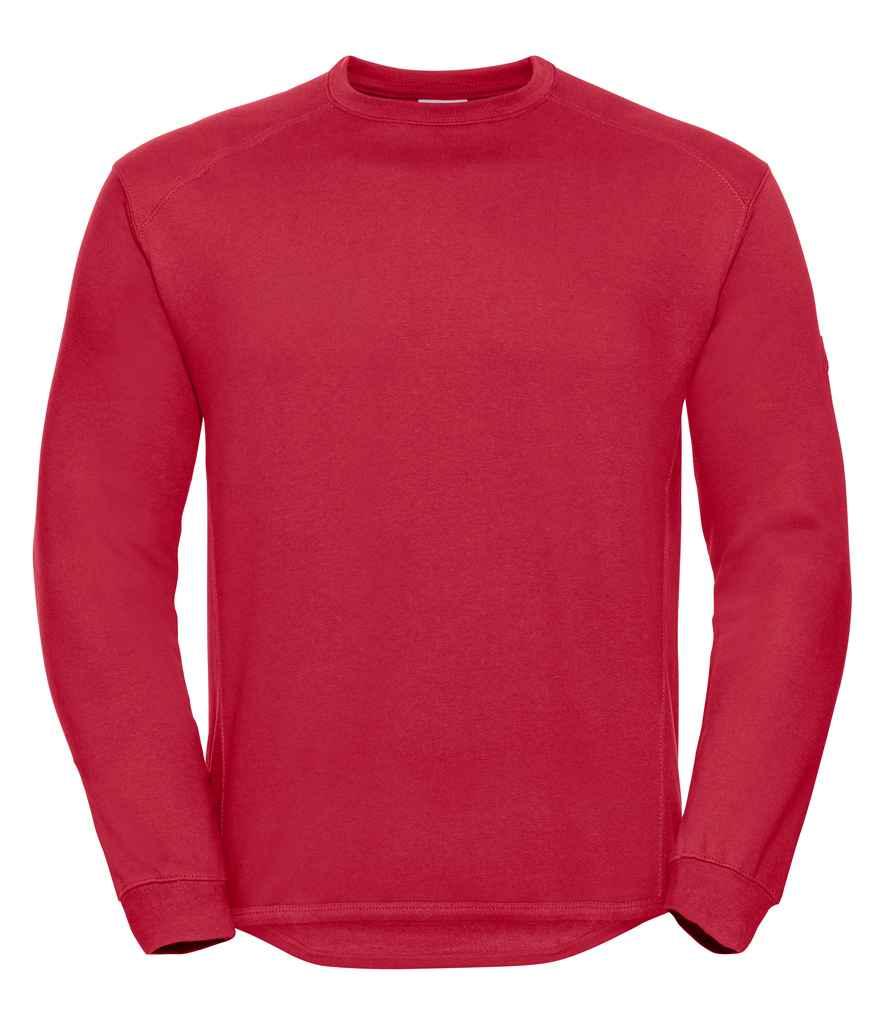 Russell Heavyweight Sweatshirt | Classic Red Sweatshirt Russell style-013m Schoolwear Centres