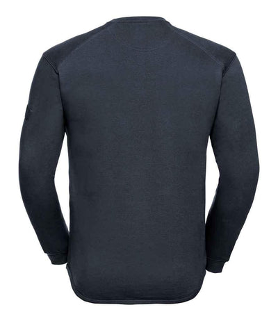Russell Heavyweight Sweatshirt | French Navy Sweatshirt Russell style-013m Schoolwear Centres