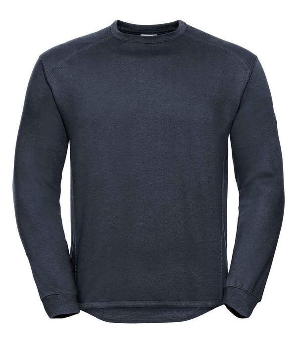 Russell Heavyweight Sweatshirt | French Navy Sweatshirt Russell style-013m Schoolwear Centres