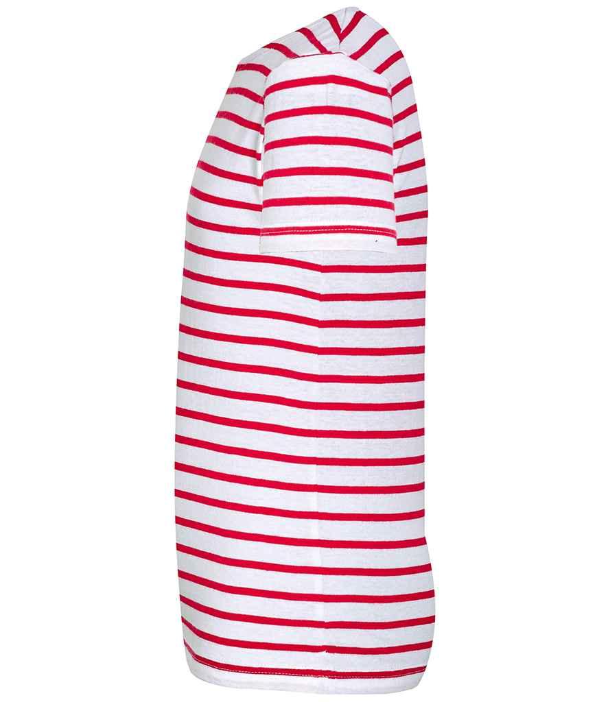 SOL'S Kids Miles Striped T-Shirt | White/Red T-Shirt SOL'S style-01400 Schoolwear Centres